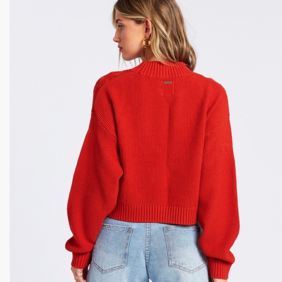 2X HP! NWT Billabong Great Escape Cable Knit Sweater - Picture 5 of 13